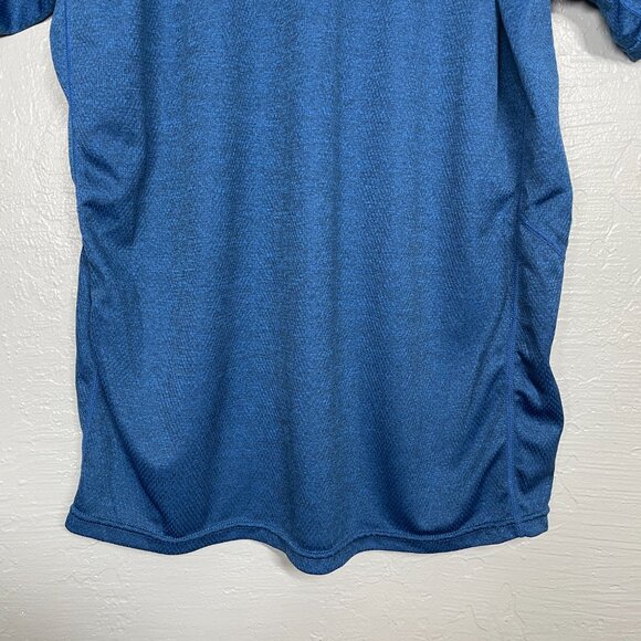 Prana Men XL Blue Short sleeve Crew Shirt Technical Athletic Workout Outdoor - Picture 7 of 9
